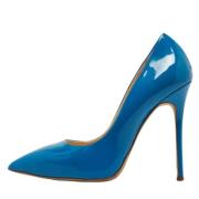 Giuseppe Zanotti Pre-owned Pre-owned Laeder klackskor Blue, Dam