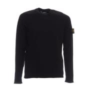 Stone Island Blå Stickat Ss24 Blue, Herr