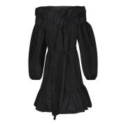 Patou Elegant Svart Klänning Black, Dam