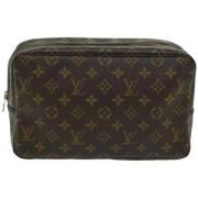 Louis Vuitton Vintage Pre-owned Canvas kuvertvskor Brown, Dam