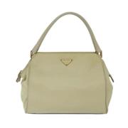 Prada Vintage Pre-owned Tyg prada-vskor Beige, Dam