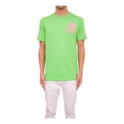 Philipp Plein Skull&Bones Rund Hals T-shirt Green, Herr