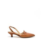 Pomme D'or Slingback Läder Cuoio Sandal Brown, Dam