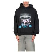 Misbhv Mush Print Hoodie Black, Herr