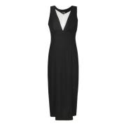 Patou Elegant Svart Klänning Black, Dam