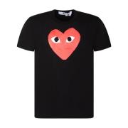 Comme des Garçons Svarta T-shirts och Polos Black, Dam