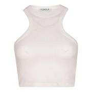 Dondup Fashion Top White, Dam