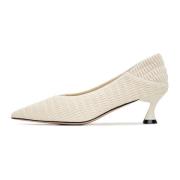 Cesare Gaspari Vita Stiletto Klackar Pumps White, Dam