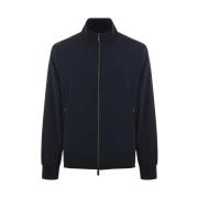 RRD Stiligt Zip-Through Sweatshirt Jackor & Kappor Blue, Herr