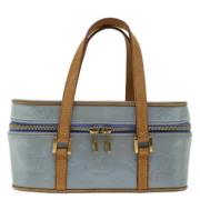 Louis Vuitton Vintage Pre-owned Laeder handvskor Blue, Dam