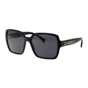 Chanel Stiliga solglasögon med modell 0Ch5408 Black, Dam