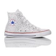 Converse Handgjorda Vita Sneakers för Kvinnor Multicolor, Dam