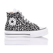 Converse Handgjorda Silver Svarta Sneakers Multicolor, Dam