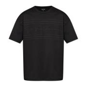 Giorgio Armani T-shirt med logotyp Black, Herr