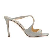 Jimmy Choo Klacktofflor Anise Gray, Dam