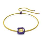 Swarovski Lila Kudde Skuren Halsband Yellow, Dam