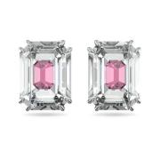 Swarovski Chroma Octagon Rosa Kristall Örhängen Multicolor, Dam