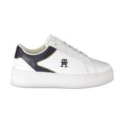 Tommy Hilfiger Vit Polyester Sneaker White, Dam