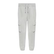 Balmain Cargo-stil sweatpants Gray, Herr