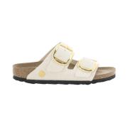 Birkenstock Dam Ecru Arizona Big Buckle Sandaler White, Dam