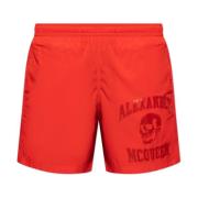 Alexander McQueen Badshorts Red, Herr