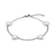 BERING Arctic Symphony Silver Armband Gray, Dam