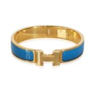 Hermès Vintage Pre-owned Metall armband Blue, Dam