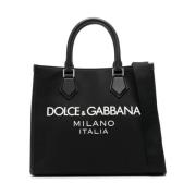 Dolce & Gabbana Klassisk Svart Shoppingväska Black, Herr