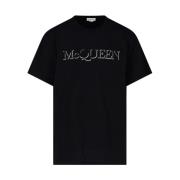 Alexander McQueen Svarta T-shirts och Polos från McQueen Black, Herr