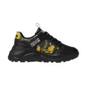 Versace Jeans Couture Stiliga Sneakers Black, Herr