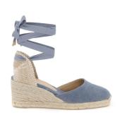 Castañer Carina Kil Espadrillos Sandaler Blue, Dam