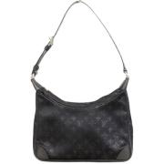 Louis Vuitton Vintage Pre-owned Tyg axelremsvskor Black, Dam