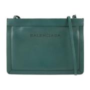 Balenciaga Vintage Pre-owned Laeder kuvertvskor Green, Dam