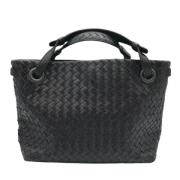 Bottega Veneta Vintage Pre-owned Laeder totevskor Black, Dam