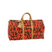 Louis Vuitton Vintage Pre-owned Canvas louis-vuitton-vskor Red, Dam