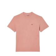 Lacoste Rosa T-shirt med Unik Stil Pink, Herr