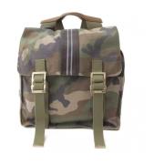 Valentino Militär Canvas Ryggsäck Green, Unisex