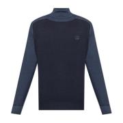 Etro Ull turtleneck Blue, Herr