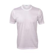 Gran Sasso Vit bomulls-T-shirt Klassisk Stil White, Herr