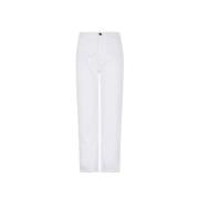 3X1 Vintage Cropped Jeans i Optisk Vit White, Dam