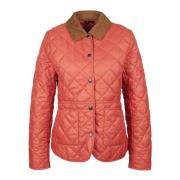 Barbour Quiltad Boxjacka Rosso Ss23 Orange, Dam