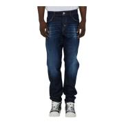 John Richmond Straight Jeans Blue, Herr