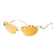 Swarovski Stiliga solglasögon 0Sk7016 Yellow, Dam
