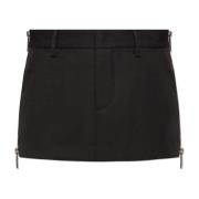 Dsquared2 Kjol med dekorativa dragkedjor Black, Dam