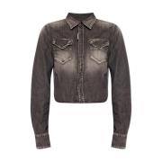 Dsquared2 Denim skjorta Gray, Dam