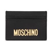 Moschino Korthållare med logotyp Black, Herr