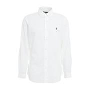 Ralph Lauren Vit kortärmad herrskjorta White, Herr