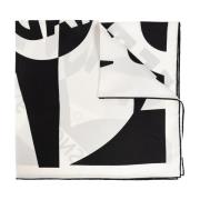 Salvatore Ferragamo Sidenscarf Black, Dam