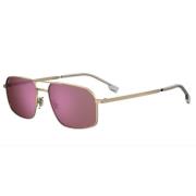 Hugo Boss Gold/Pink Sunglasses 1603/S Yellow, Herr