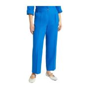 Elena Mirò Chino Byxor Overseas Blue Elegant Chic Blue, Dam